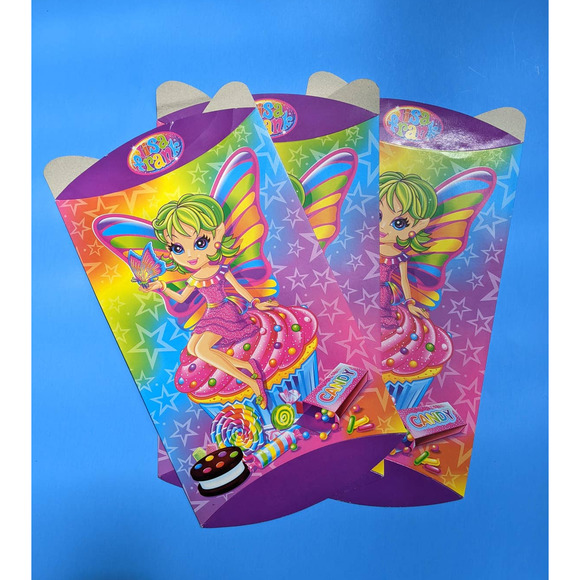 Set of 3 Vintage Lisa Frank 90's Y2k Candy Fairy Paper Gift Boxes - Picture 2 of 8